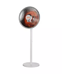 STUFA DA TERRA PIANTANA VINCO IN FIBRA DI CARBONIO BIANCO 1 KW - COD. 70184