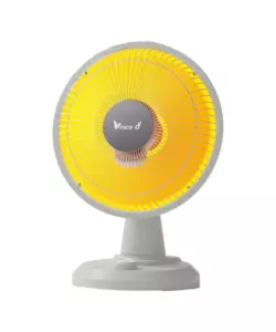 STUFA DA TAVOLO A PARABOLA VINCO IN FIBRA DI CARBONIO BIANCO 600 W - COD. 70186