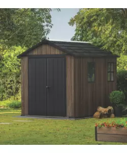 CASETTA DA GIARDINO KETER "APEX 759/975" IN RESINA MARRONE DOPPIA OPZIONE MONTAGGIO 230X287X246 CM
