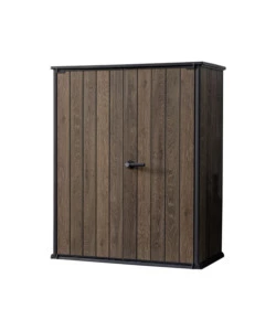 PORTATTREZZI MULTIUSO KETER "VERTICAL SHED" IN RESINA EFFETTO LEGNO 140X73,6X170 CM