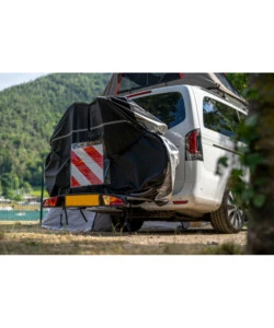 COPERTURA PER PORTABICI SU GANCIO TRAINO NORDRIVE 190X50X130 CM - N60058