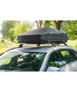 BOX TETTO PER AUTO NORDRIVE 400 LITRI IN ABS NERO GOFFRATO - N60040