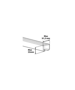 BOX TETTO PER AUTO NORDRIVE 400 LITRI IN ABS NERO GOFFRATO - N60040