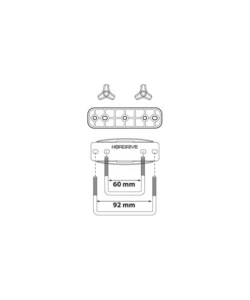 BOX TETTO PER AUTO NORDRIVE 400 LITRI IN ABS NERO GOFFRATO - N60040