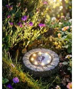 Segnapasso solare da terra EuroGarden bianco caldo 11,6 cm