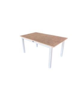 Tavolo da esterno allungabile EuroGarden in alluminio effetto legno 210/150x90x75 cm