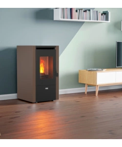 STUFA A PELLET CANADIAN STOVE "KLEO" RUGGINE 6,2 KW