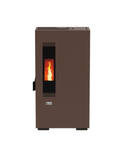 STUFA A PELLET CANADIAN STOVE "SLIMMY 6" RUGGINE 6 KW