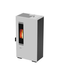 STUFA A PELLET CANADIAN STOVE "SLIMMY 6" BIANCO 6 KW