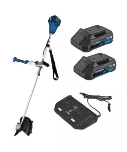 DECESPUGLIATORE A BATTERIA HYUNDAI 2 BATTERIE 40V 2AH E CARICABATTERIE - COD. 25230, 25000, 25040