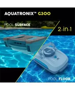 ROBOT PULIZIA PISCINA BESTWAY "AQUATRONIX G300" CON SKIMMER - COD. 58942