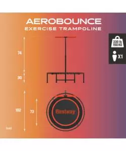 TRAMPOLINO ELASTICO BESTWAY "AEROBOUNCE" PER FITNESS