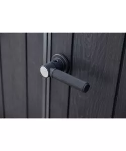 CASETTA DA GIARDINO KETER "PENT 7X7" IN RESINA MARRONE CON PORTA BATTENTE DOPPIA 214X218X226 CM