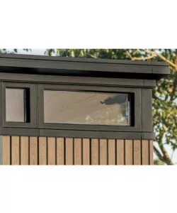 CASETTA DA GIARDINO KETER "PENT 11X7" IN RESINA MARRONE CON PORTA BATTENTE DOPPIA 340X218X246 CM