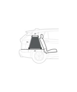 Trasportino animali per auto Lampa "Premium Type 2" in lega di alluminio 80x65x66 cm - cod. 60502