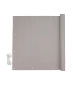 Frangivista da esterno EuroGarden in rotolo con fori grigio 3x1 m