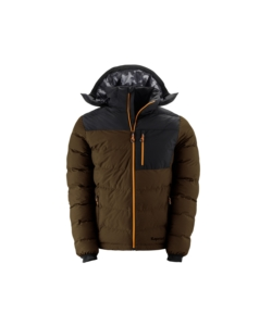 GIACCA DA LAVORO KAPRIOL CON CAPPUCCIO RIMOVIBILE "THERMIC" MARRONE E NERO TG XXXL
