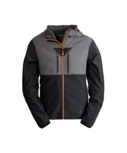 GIACCA DA LAVORO KAPRIOL "SOFTSHELL TENERE PRO" NERO E GRIGIO TG XXXL