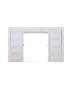SET 4 PARETI SCORREVOLI PER PERGOLA BIOCLIMATICA EUROGARDEN ATENA IN ALLUMINIO BIANCO LATO 4 MT