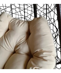 Poltrona sospesa da esterno EuroGarden "Mezzaluna" marrone 95x195 cm