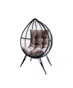 Poltrona da esterno EuroGarden "Honey" grigio 96x70x148 cm