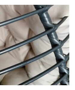 Poltrona da esterno EuroGarden "Honey" grigio 96x70x148 cm