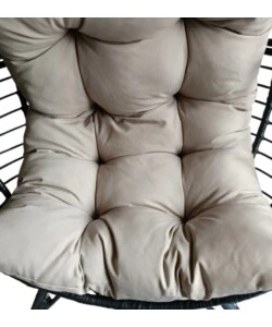 Poltrona da esterno EuroGarden "Honey" grigio 96x70x148 cm