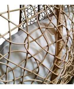 Poltrona sospesa da esterno EuroGarden "Double" beige 132x118x75 cm