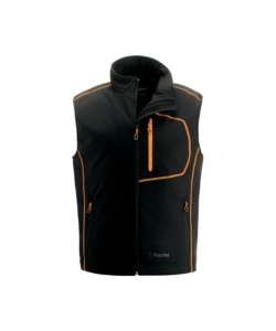 GILET DA LAVORO KAPRIOL "DYNAMIC" NERO/ARANCIONE TG S