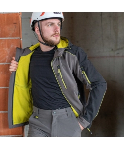 GIACCA DA LAVORO KAPRIOL "SOFTSHELL DYNAMIC" GRIGIO TG XXL