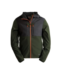 GIACCA DA LAVORO KAPRIOL "SOFTSHELL TENERE PRO" NERO E VERDE TG XL