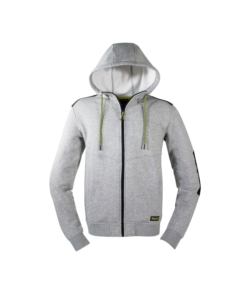 FELPA DA LAVORO CON CAPPUCCIO KAPRIOL "SLICK" GRIGIO CHIARO TG S