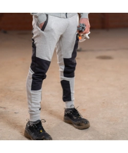 PANTALONI DA LAVORO KAPRIOL "SLICK" GRIGIO CHIARO TG L