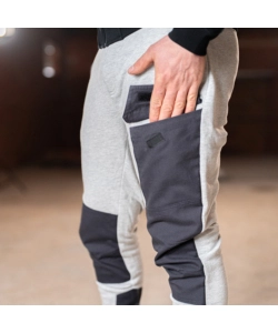 PANTALONI DA LAVORO KAPRIOL "SLICK" GRIGIO CHIARO TG XXXL