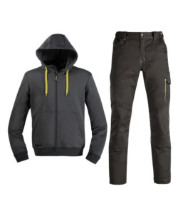 KIT FELPA E PANTALONE KAPRIOL NERO TG M