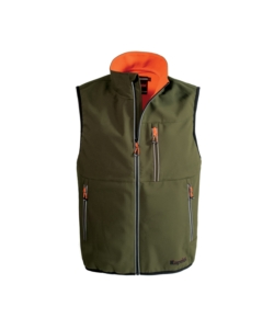 GILET DA LAVORO IN SOFTSHELL KAPRIOL "TECH" VERDE TG XL