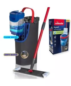 Sistema lavapavimenti Vileda "Flat Mop H2Pro" con piastra piatta