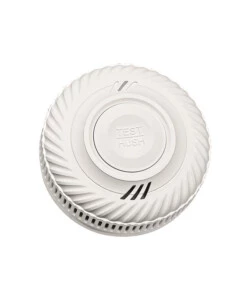 Rilevatore di fumo a batteria con doppio controllo fotoelettrico e a infrarossi