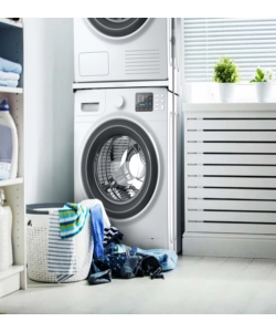Kit di sovrapposizione universale per lavatrice e asciugatrice Meliconi "Torre Essential" bianco 60x55x5,5 cm