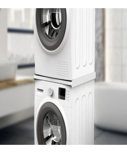 Kit di sovrapposizione universale per lavatrice e asciugatrice Meliconi "Torre Essential" bianco 60x55x5,5 cm