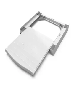 Kit di sovrapposizione universale per lavatrice e asciugatrice "Torre Dry" bianco 61,5x58,5x8,3 cm