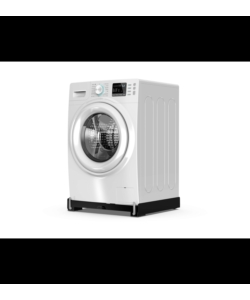 Base antivibrazione per lavatrice e asciugatrice con ruote e freni Meliconi "Move" nero 60x55x5,5 cm