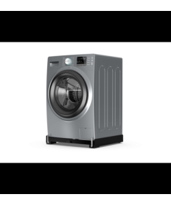 Base antivibrazione per lavatrice e asciugatrice con ruote e freni Meliconi "Move" nero 60x55x5,5 cm