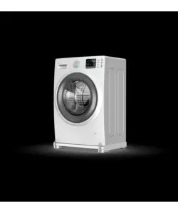 Base antivibrazione per lavatrice e asciugatrice con ruote e freni Meliconi "Move Slim" bianco 60x43x5,5 cm