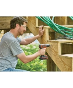 Kit valigetta trapano avvitatore a percussione abatteria Black+Decker "BCD003C2AST-QW" 2 batterie 18V