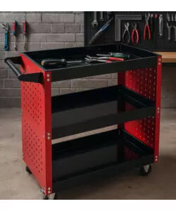 Carrello porta attrezzi Essenza 3 ripiani 75x35x72 cm