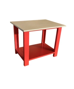 Banco da lavoro essenza in acciaio 100x75x80 cm