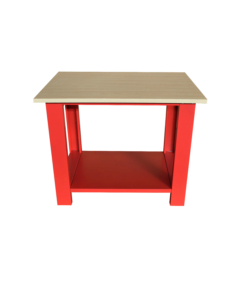 Banco da lavoro essenza in acciaio 100x75x80 cm