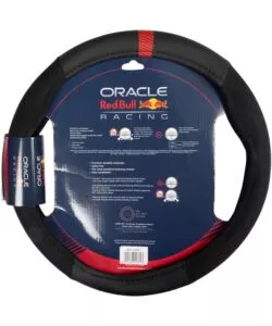 Coprivolante auto universale RedBull "Powerbar" nero e rosso 38 cm