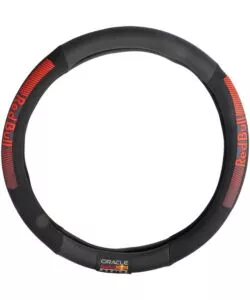 Coprivolante auto universale RedBull "Powerbar" nero e rosso 38 cm